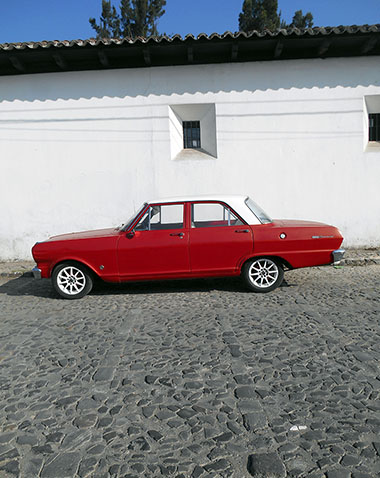 car in antigua guatemala