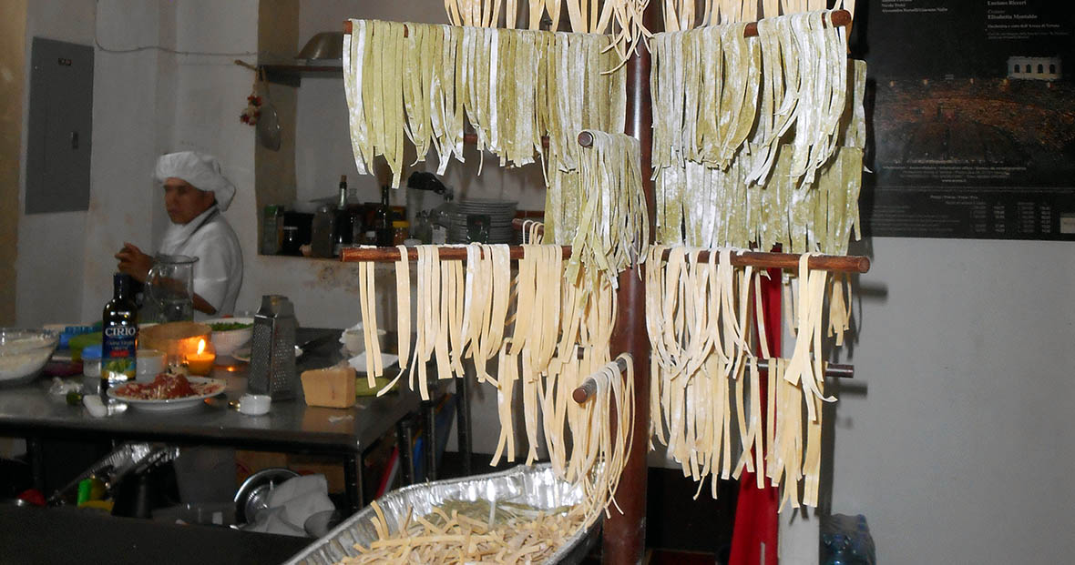 cafe opera restaurant pasta rack