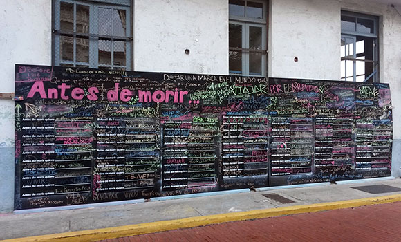 before i die wall in casco viejo